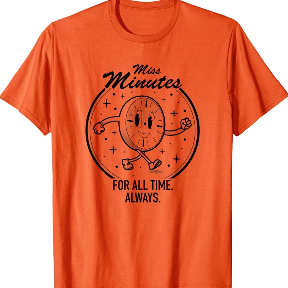 Orange Miss Minutes Tee (Loki 2021) - Small